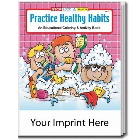 Practice Healthy Habits Coloring & Activity Book | Health Promotions Now