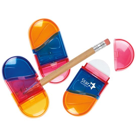 Eraser/Sharpener Combination Promotions Now