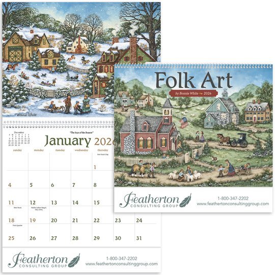 Folk Art Wall Calendar Promotions Now