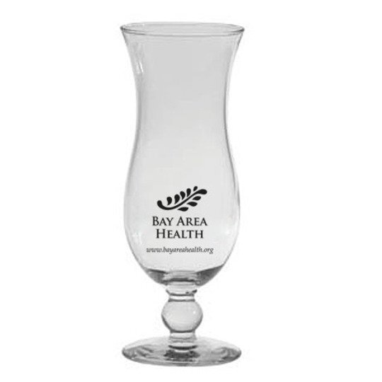 Footed Hurricane Glass, 15oz. Promotions Now