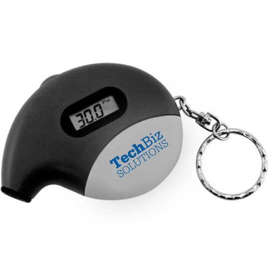 Talking Digital Tire Gauge w/ Key Ring Health Promotions Now