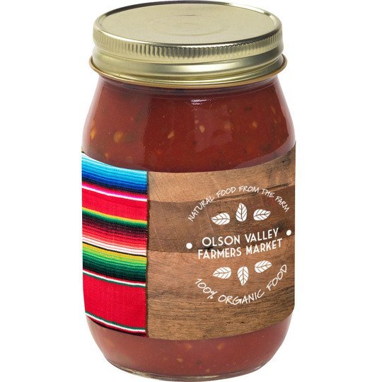 Gourmet Salsa Jar, 16oz. | Promotions Now
