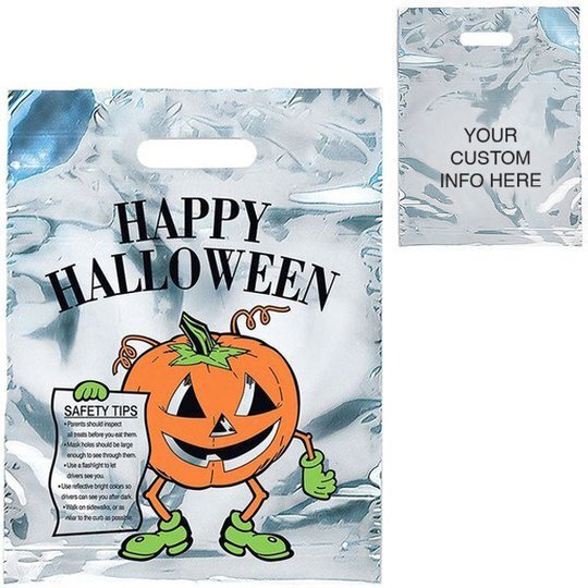 halloween pumpkin bags plastic