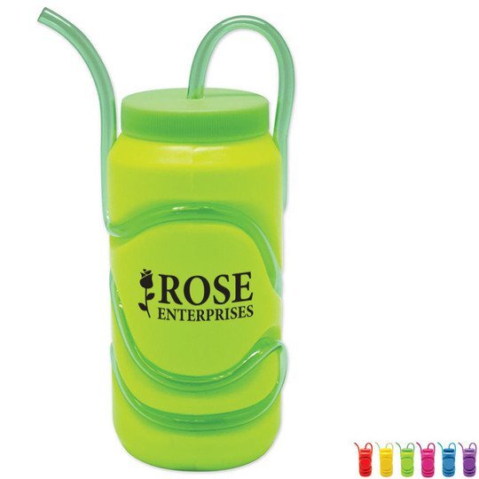 Krazy Straw Sport Bottle, 12oz. Foremost Promotions