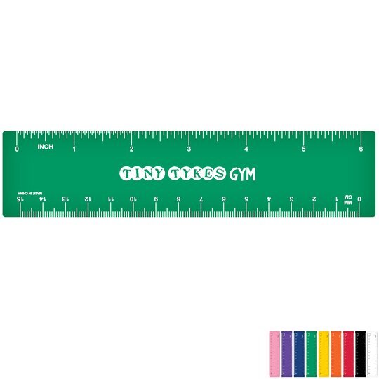 colorful 6 plastic ruler promotions now