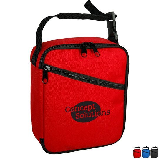 Comfort Handle Polyester Lunch Box Promotions Now