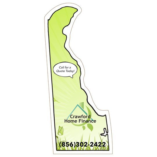 Delaware State Shaped Promotions Now