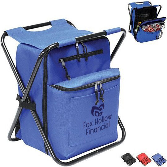 Seated Polyester Cooler Backpack Foremost Promotions