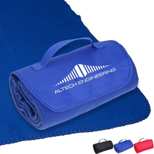 Barrel RollUp Fleece Blanket, 48" x 53" Health Promotions Now
