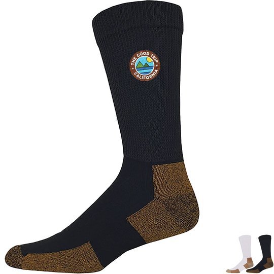 Copper non binding crew socks promotions now