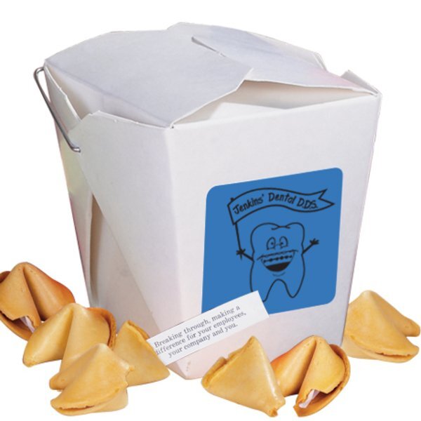 Take Out Fortune Cookie Container, 6 Cookies