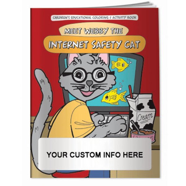 Webby the Internet Safety Cat Coloring & Activity Book