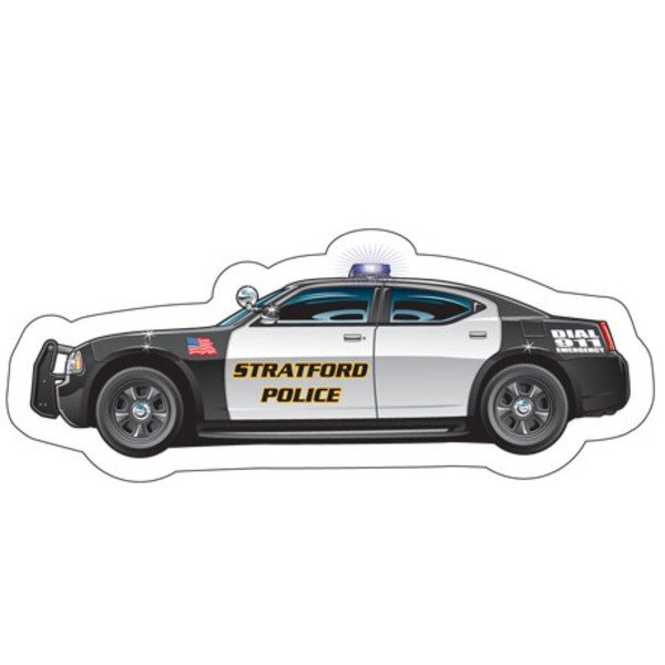 Police Cruiser Magnet