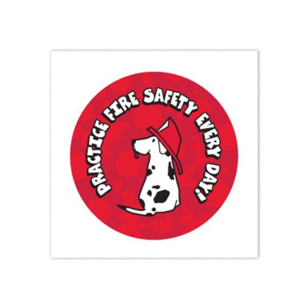 Practice Fire Safety Temporary Tattoo, Stock - Closeout, On Sale!