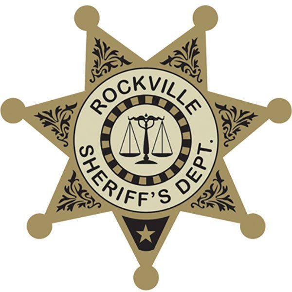 Sheriff's Department 7-Point Foil Sticker Badge, Custom