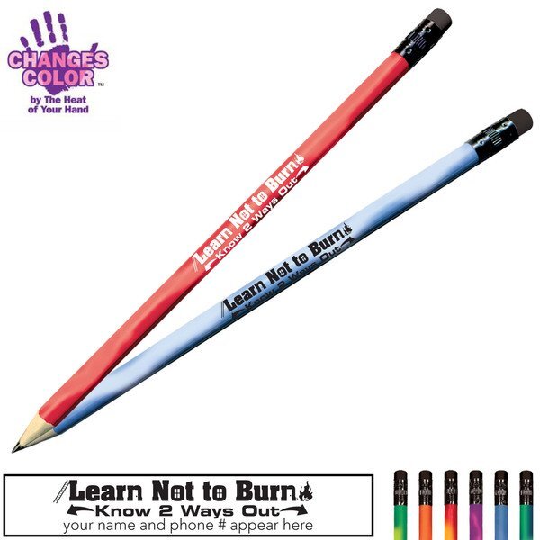 Learn Not to Burn Know 2 Ways Out Mood Color Changing Pencil