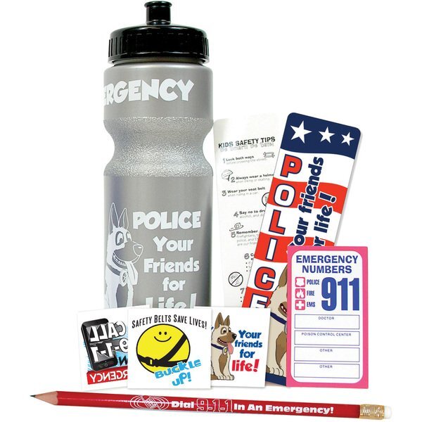 Safety 28oz. Sport Bottle Kit, Stock
