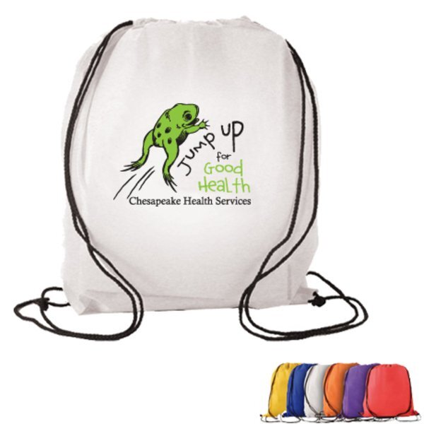 woven drawstring backpack