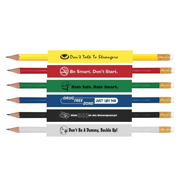 Safety Pencils Standard Colors, Stock Assortment
