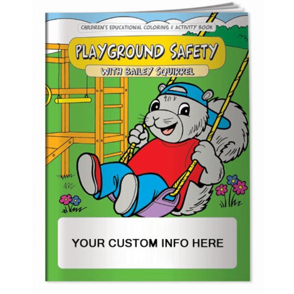 Playground Safety with Bailey Squirrel Coloring & Activity Book