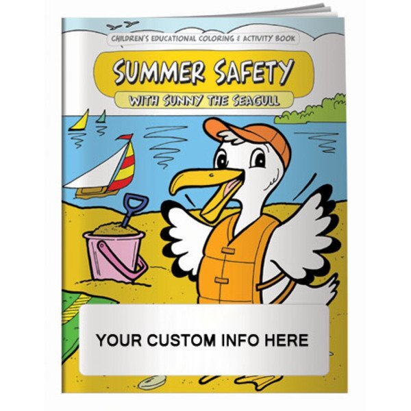 Summer Safety with Sunny the Seagull Coloring & Activity Book