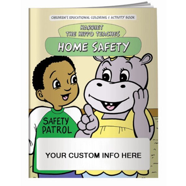 Home Safety w/Harriet the Hippo Coloring & Activity Book