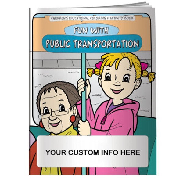 Adventures in Public Transportation Coloring & Activity Book