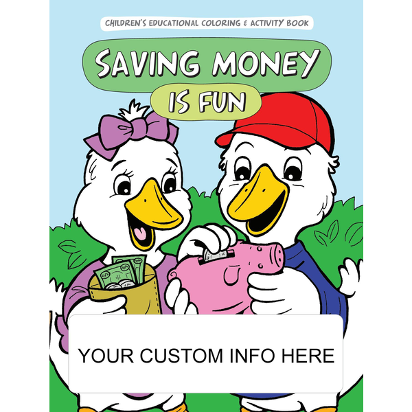Saving Money is Fun Coloring & Activity Book