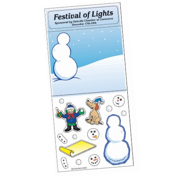 Peel N' Play Stickers - Decorate the Snowman