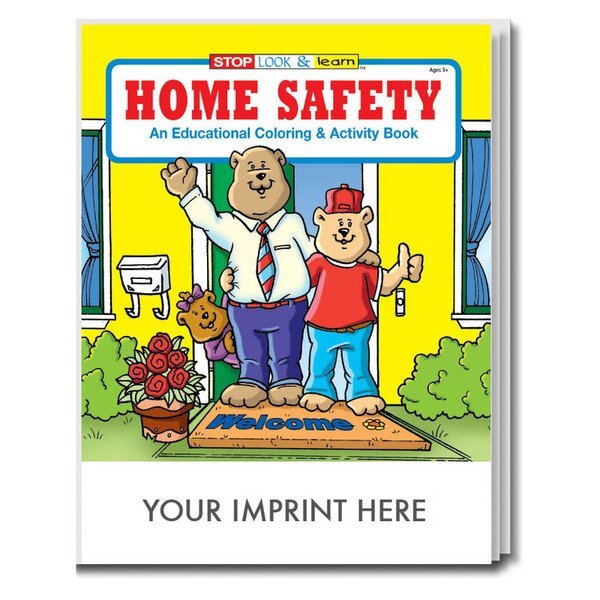 Home Safety Coloring & Activity Book