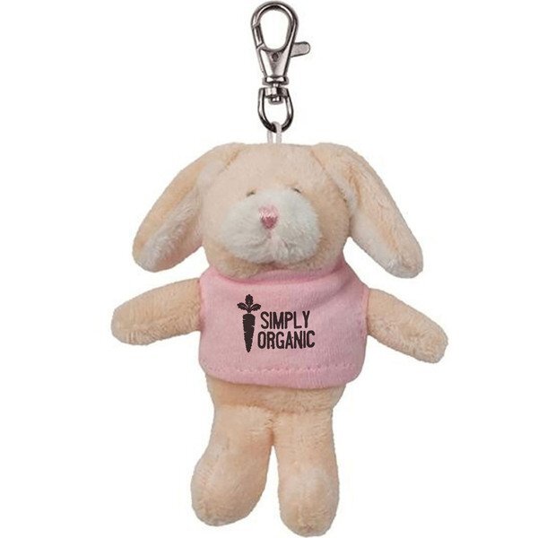 Bunny Wild Bunch Plush Key Tag