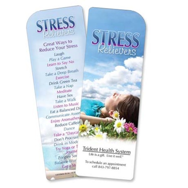 Stress Relievers Bookmark