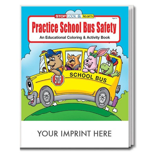 Practice School Bus Safety Coloring & Activity Book