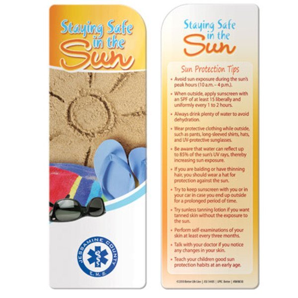 Staying Safe in the Sun Bookmark