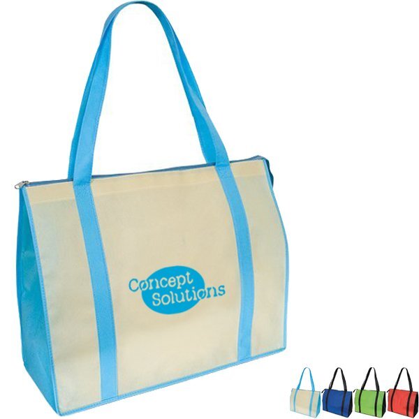 Oversize Non Woven Zippered Convention Tote