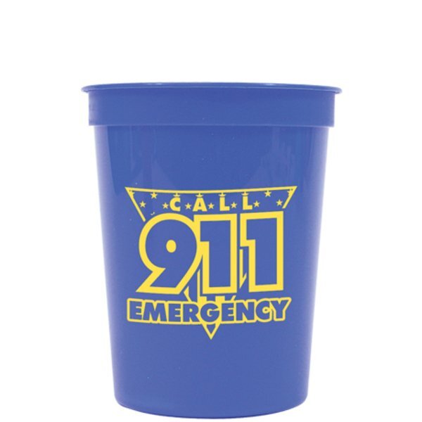 Call 911 Emergency Stadium Cup, Stock, 17oz.