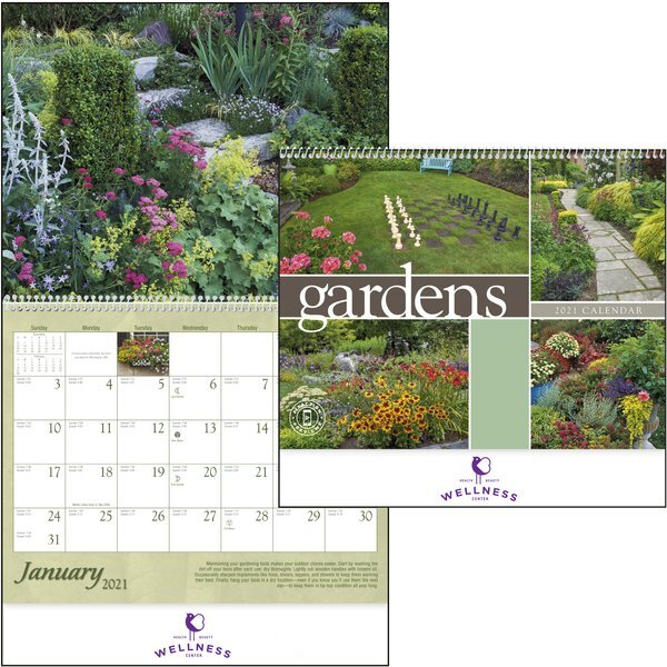 Gardens Wall Calendar