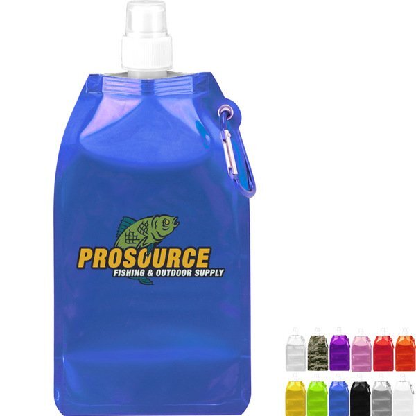Metallic Colors Collapsible Water Bottle, 16.9oz.