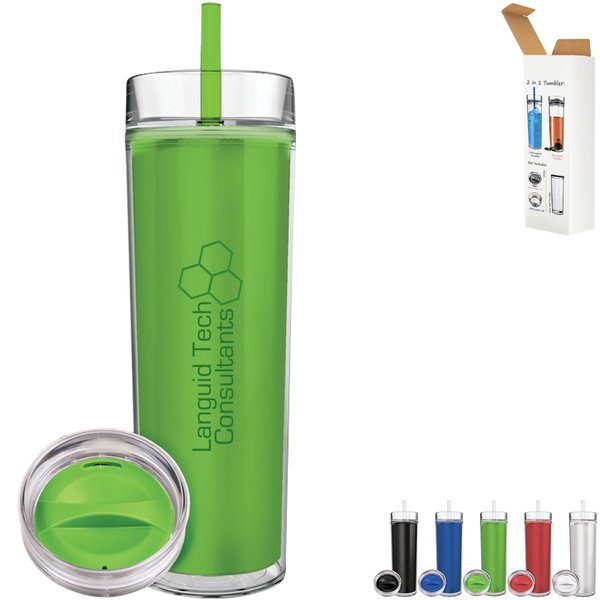 Colorview Acrylic Tumbler Hot & Cold Combo, 15oz.