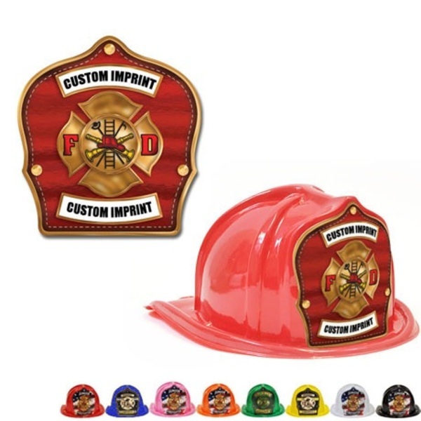 Chief's Choice Kid's Firefighter Hat, Bronze Maltese Design