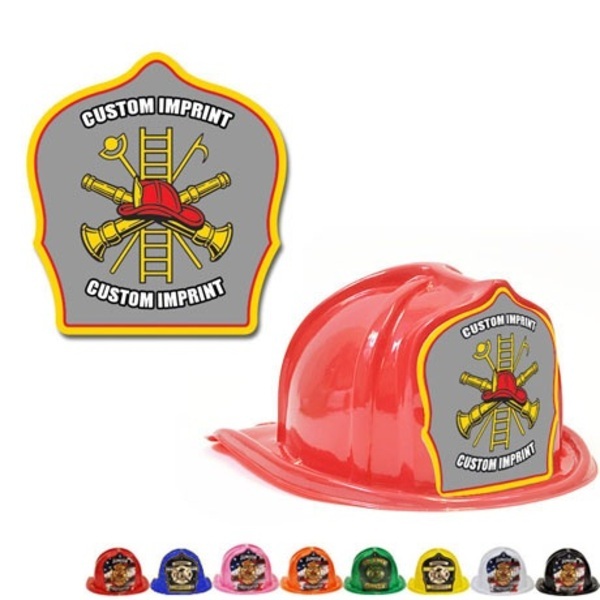 Chief's Choice Kid's Firefighter Hat, Gray Background