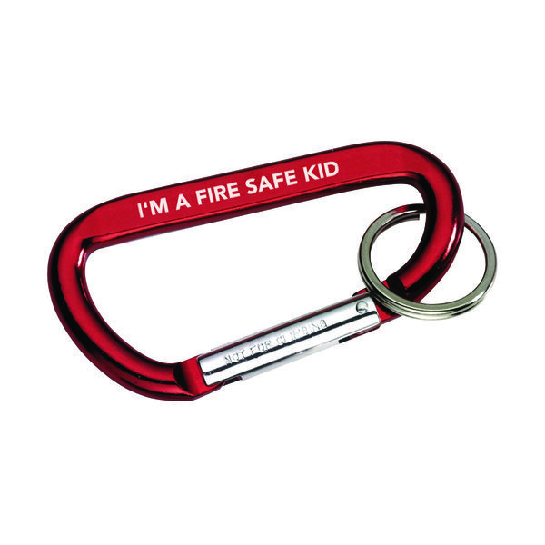 I'm A Fire Safe Kid Carabiner, Stock