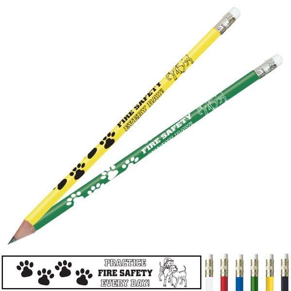 Fire Safety Pencil, Practice Fire Safety Every Day, Stock