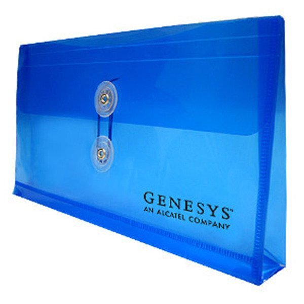Small Horizontal Poly Envelope with String Closure, 10" x 5-1/4"