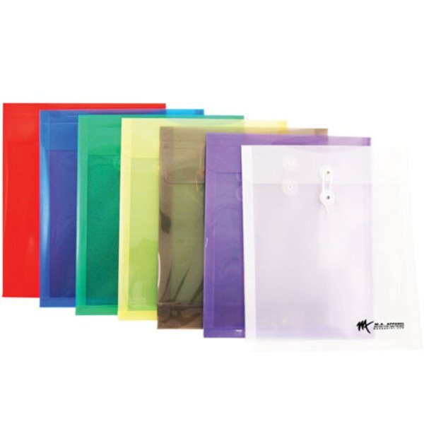 Vertical Poly Envelope with String Closure, 9-3/4" x 11-3/4"