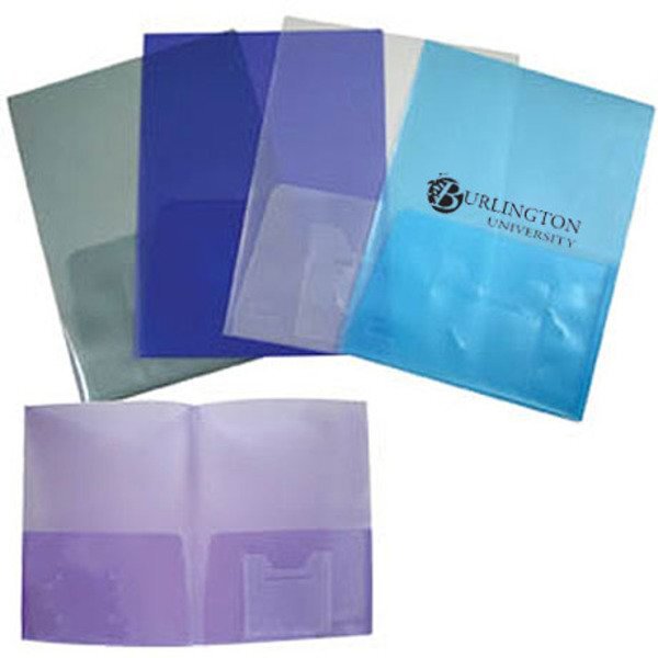 Twin Pocket Presentation Folder with Inside Pouch