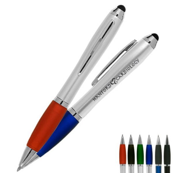 Ergonomic Ballpoint Pen & Stylus