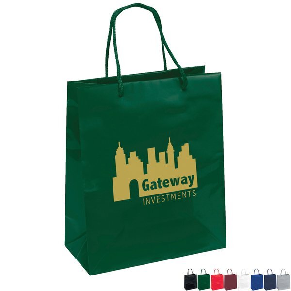 Gloss Finish Euro Tote Gift Bag, 10" x 12"