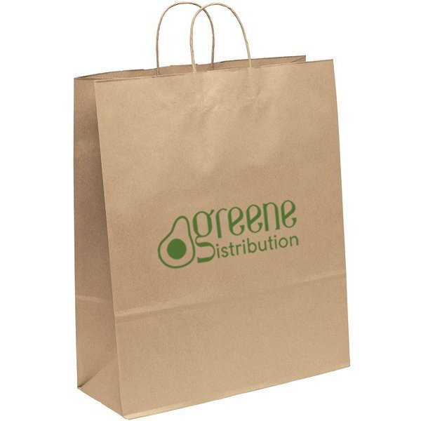 Eco Paper Shopper Bag, 16" x 19-1/4"