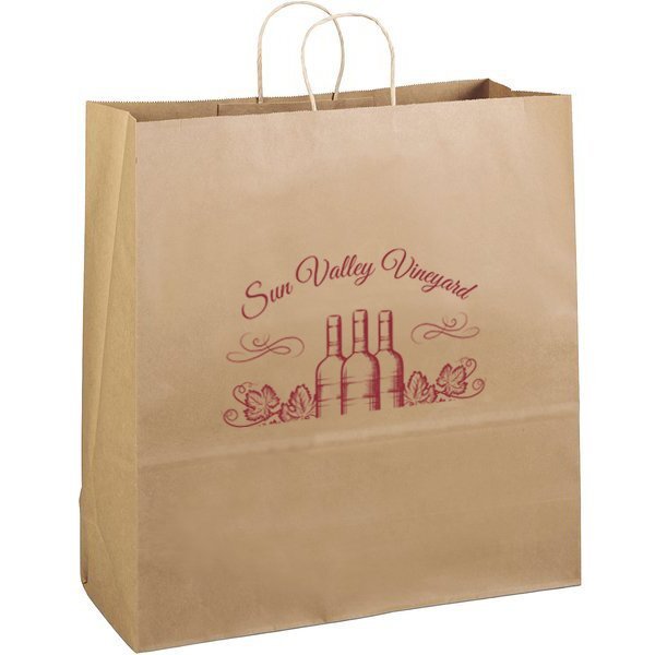Eco Paper Shopper Bag, 18" x 18-3/4"